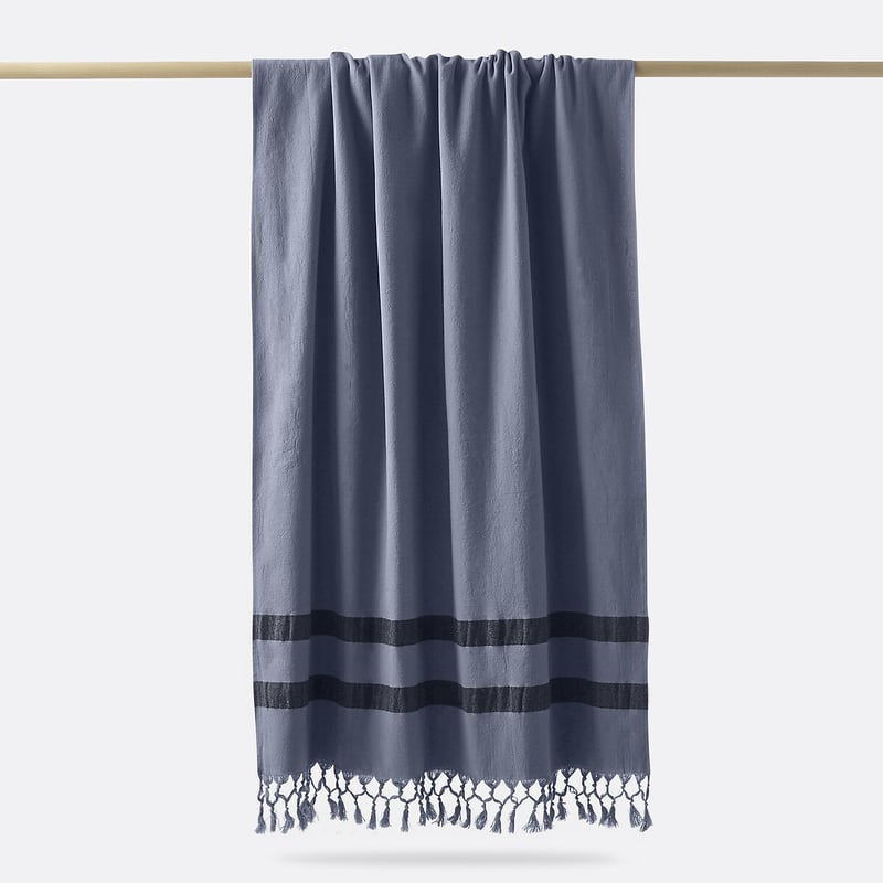 La Redoute Interieurs Xl-fouta-badetuch Antalya Mit Frottee, Bio-baumwolle