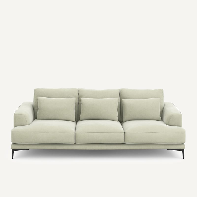 Am.pm 4-sitzer-sofa Marsile, Samt Stonewashed, Marsile