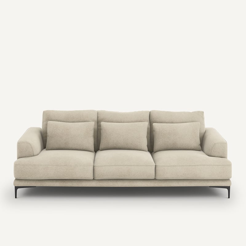 Am.pm 4-sitzer-sofa Marsile, Leinensamt