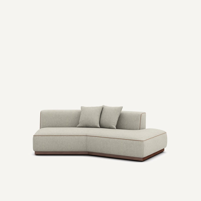 Am.pm Gerades Halbsofa Aus Tweed, Jacopo