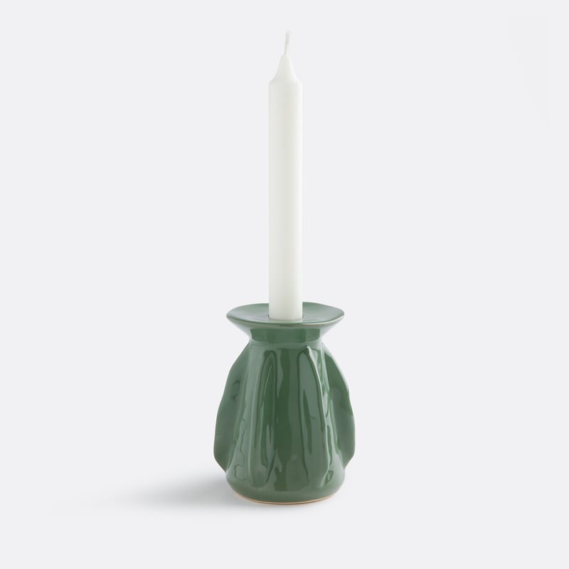 La Redoute Interieurs Kerzenhalter Ilia Aus Keramik Mit Strukturoberfläche, H12 Cm