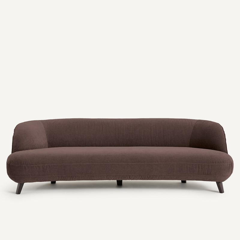 Am.pm X Emmanuel Gallina 5-sitzer-sofa Aus Leinenvelours, Rosebury, Design Emmanuel Gallina
