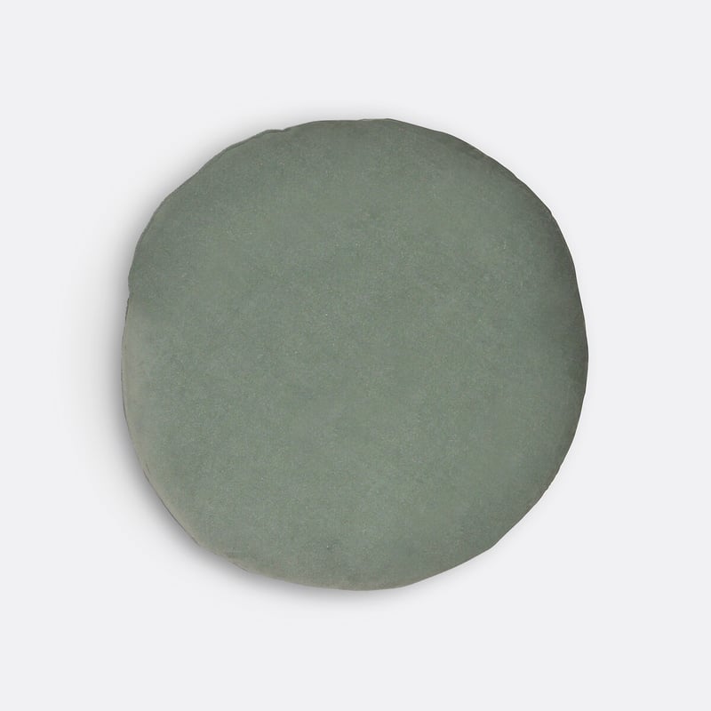 Stuhlkissen Velvet, Rund Mit Samtbezug