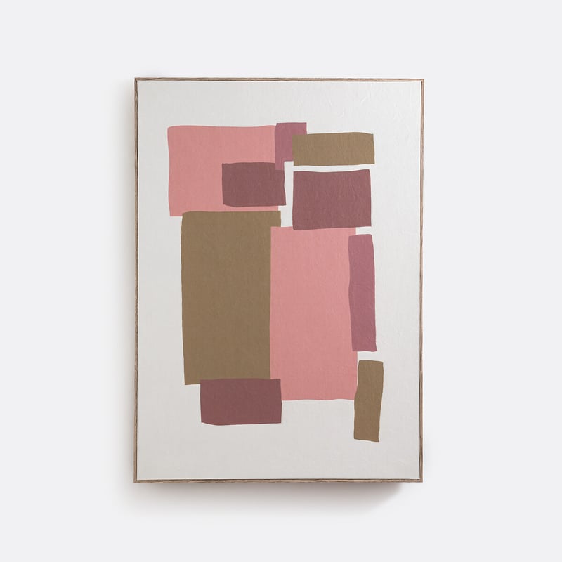 La Redoute Interieurs Gerahmte Leinwand, 50 X 70 Cm, Kaleia