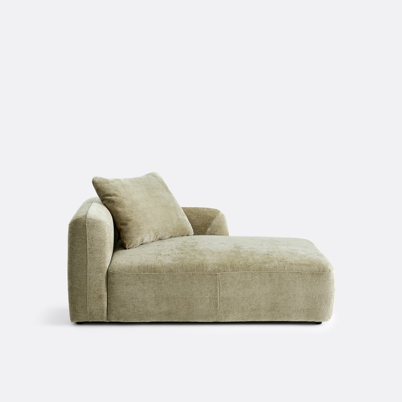 Chaiseöongue-element Rechts, Für Modulsofa, Aus Chenille-jacquard, Amad