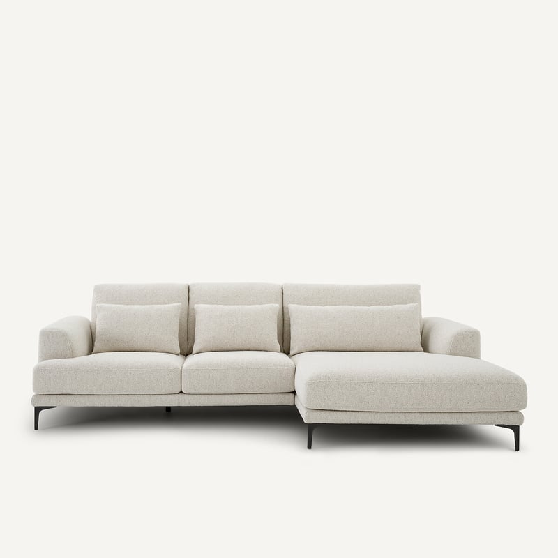 Am.pm Ecksofa Meridian Xl Rechts In Bouclé, Marsile