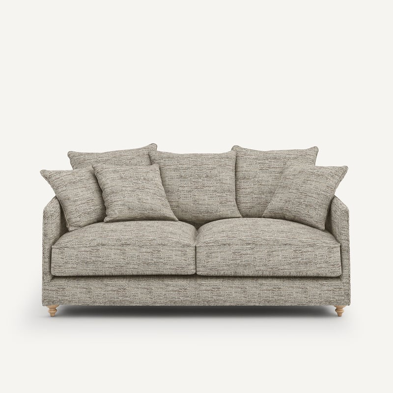 Am.pm Kompaktes, Umwandelbares Sofa, In Gesprenkeltem Fischgrätmuster, Lazare