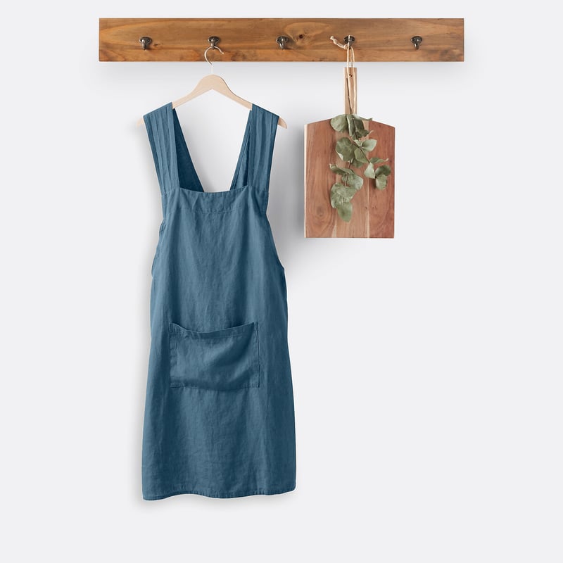 La Redoute Interieurs Schürze Victorine Mit Japanischem Design, Vorgewaschenes Leinen