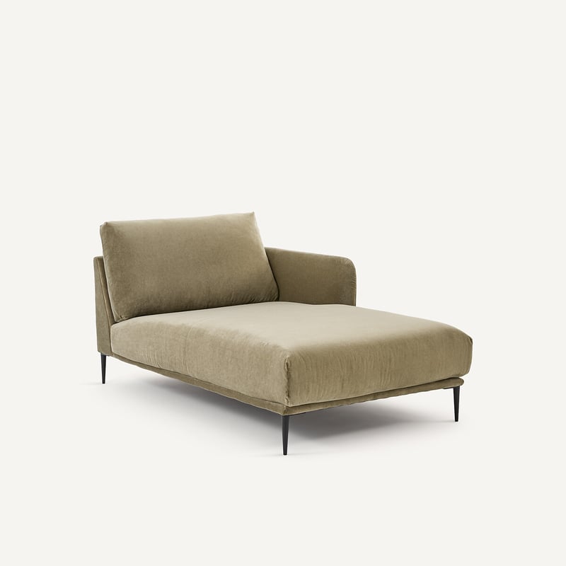 Am.pm X Emmanuel Gallina Chaiselongue Aus Leinenvelours, Oscar