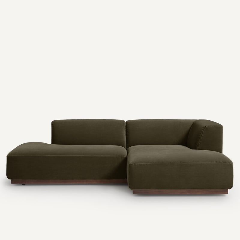 Am.pm Ecksofa Jacopo Mit Ecke Rechts, Samt