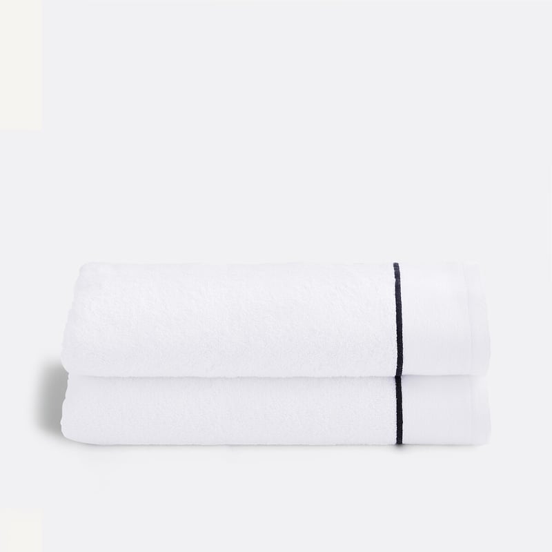 La Redoute Interieurs Set Mit 2 Handtüchern Aus Gekämmter Baumwolle 675g/m2, Victor
