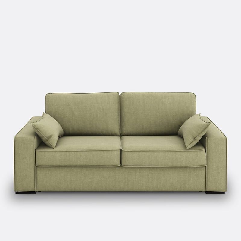 Schlafsofa Cécilia, Baumwolle/leinen, Schaumstoff