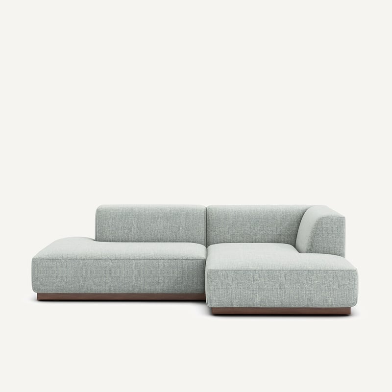 Am.pm Ecksofa Jacopo Mit Ecke Rechts, Jaspé-stoff