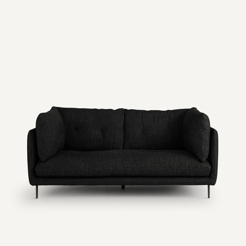 Am.pm Sofa 2p, Leinen Meliert, Botero