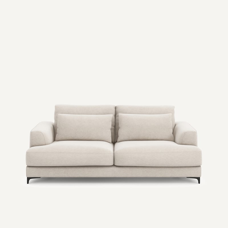 Am.pm 3-sitzer-sofa, Umwandelbar, Aus Meliertem Leinen, Marsile