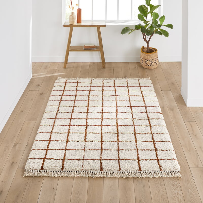 Teppich Ocana Mit Schachbrettmuster