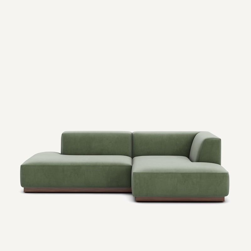 Am.pm Ecksofa Jacopo Mit Ecke Rechts, Samt