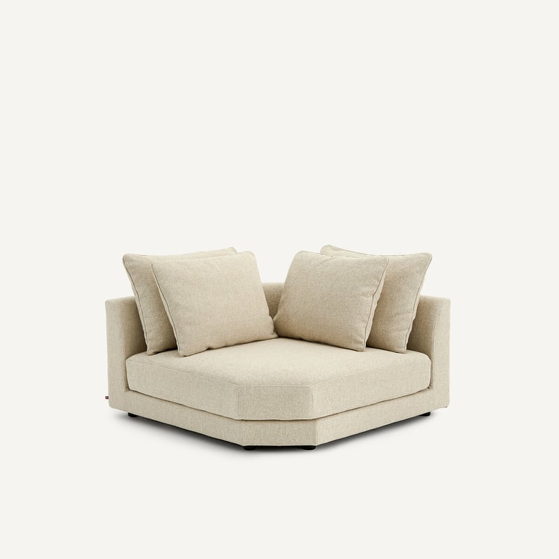 Am.pm Modulares Ecksofa Aus Bouclé, Tiberio