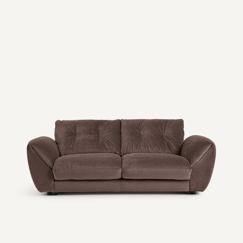 Am.pm 3-sitzer-sofa, Umwandelbar, Leinenvelours, Edgar