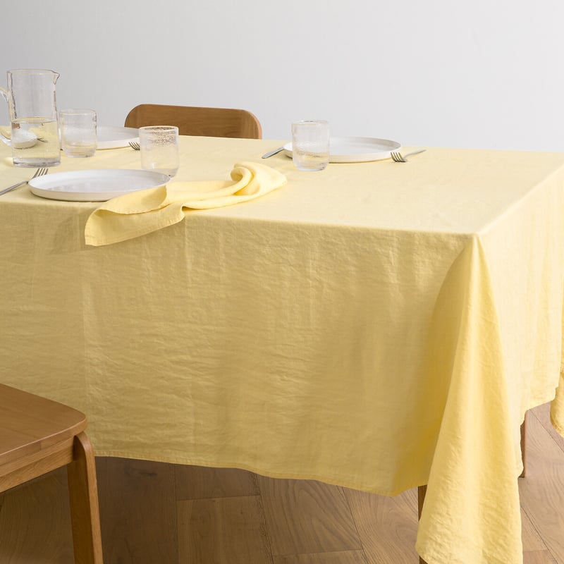La Redoute Interieurs Tischdecke Victorine, Gewaschenes Leinen