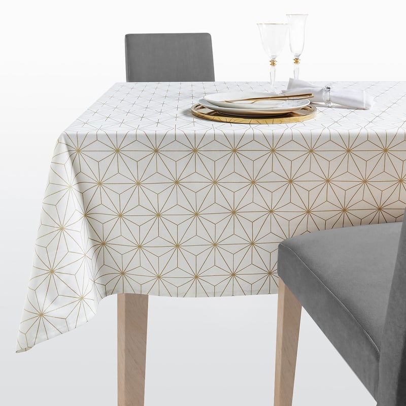 So'home Bedruckte Tischdecke Fleckenschutz Weihnachten Nordic Star