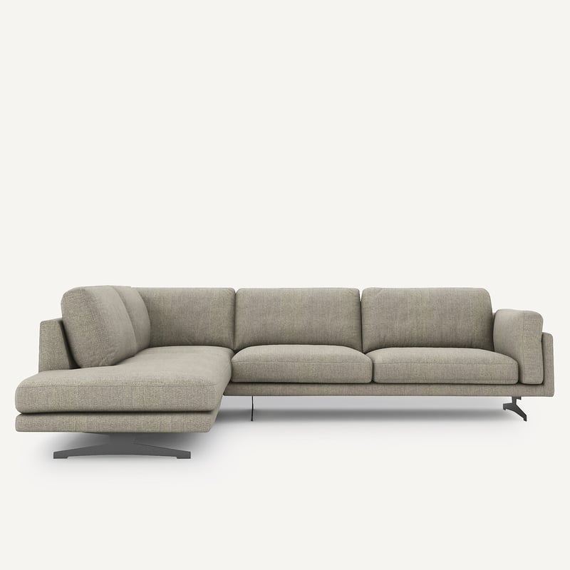 Am.pm Ecksofa César, Tweed-optik