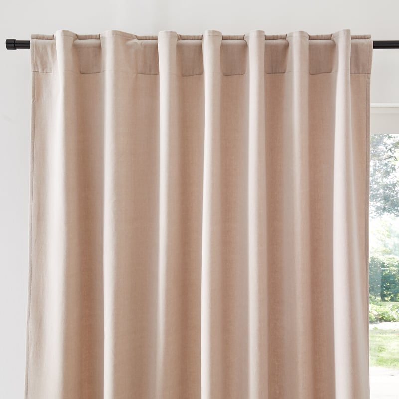 La Redoute Interieurs Vorhang Velvet, Verdeckte Schlaufen, Samt