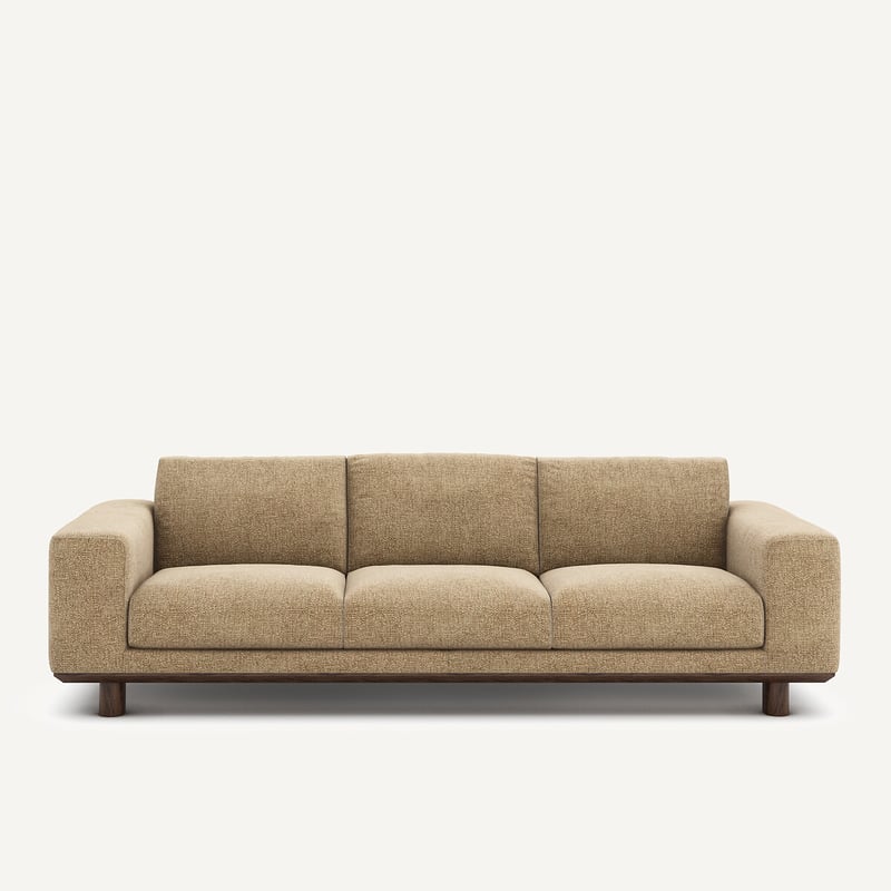 Am.pm 3- Oder 4-sitzer-sofa, Webgemusterte Baumwolle, Cerea