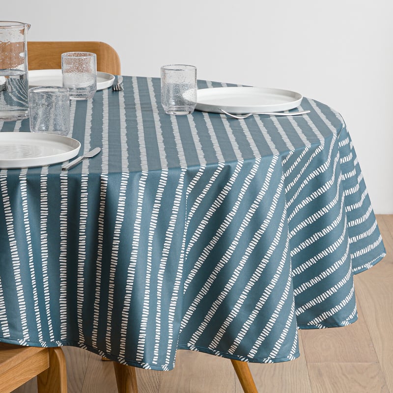 La Redoute Interieurs Runde Tischdecke Aus Beschichteter Baumwolle, Irun