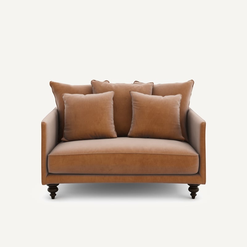 Am.pm 2-sitzer-sofa Aus Samt, Lazare