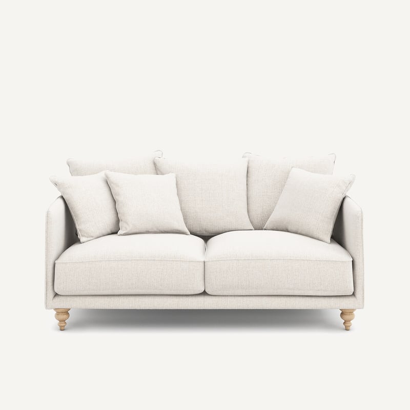 Am.pm Kompaktes 3-sitzer-sofa Aus Jaspé-stoff, Lazare