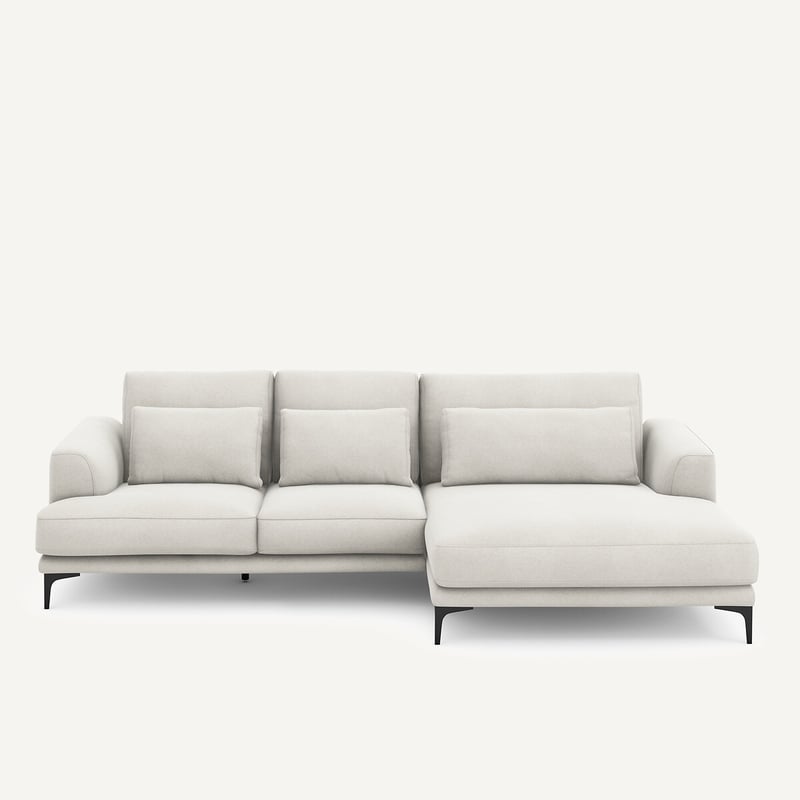 Am.pm Ecksofa Meridian Xl Rechts In Leinenvelours, Marsile