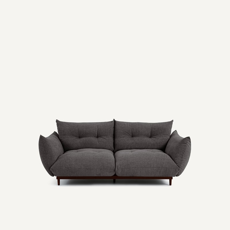 Am.pm Kompaktes Sofa, 3-sitzig, Aus Geflochtenem Polyester, Vitoria