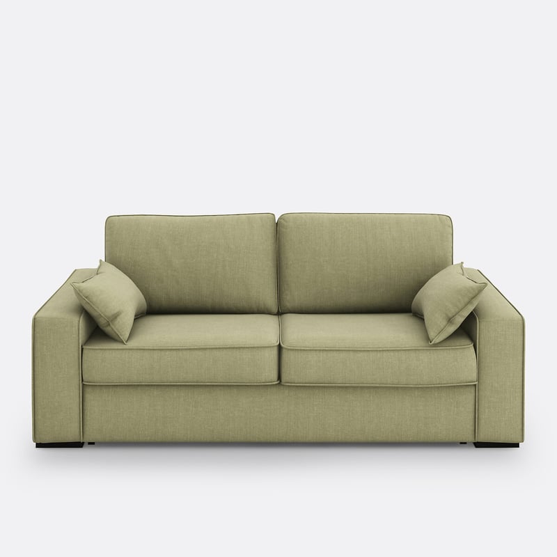 Schlafsofa Aus Baumwolle Und Leinen, 2-, 3- Oder 4-sitzer, Comfort Bultex® Cécilia