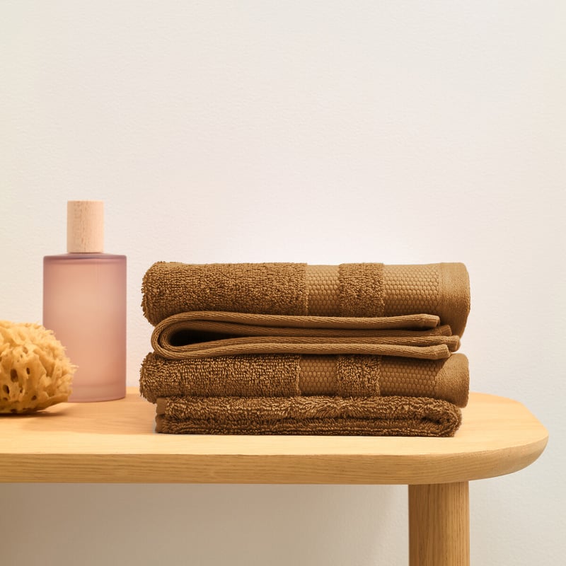 La Redoute Interieurs Set Mit 4 Gästehandtüchern Aus Ägyptischer Baumwolle 600g/m2, Kheops