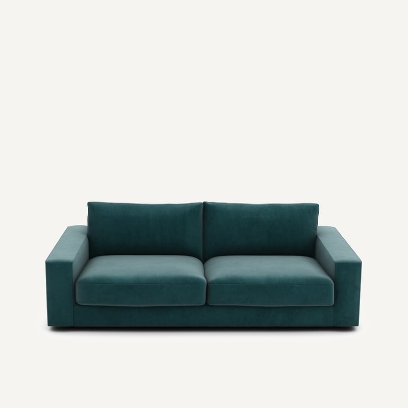 Am.pm 3-sitzer-sofa, Samt, Skander