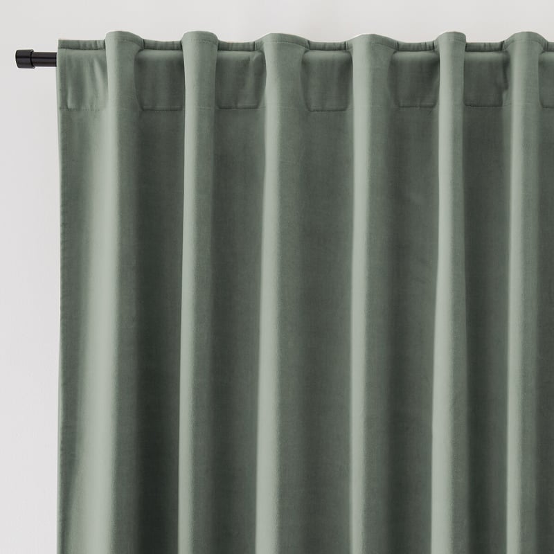 La Redoute Interieurs Thermovorhang Velvet Aus Samt, Verdeckte Schlaufen
