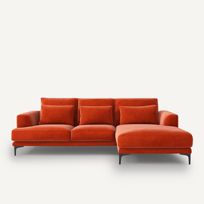Am.pm Ecksofa Marsile Mit Ecke Rechts, Samt
