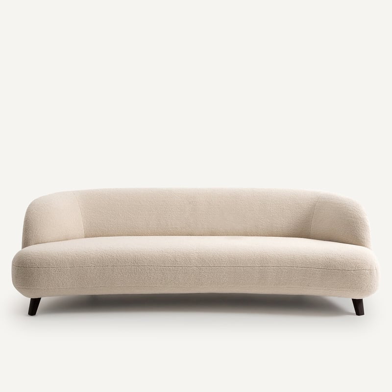 Am.pm X Emmanuel Gallina 5-sitzer-sofa Aus Bouclé-polyester, Rosebury, Design Emmanuel Gallina