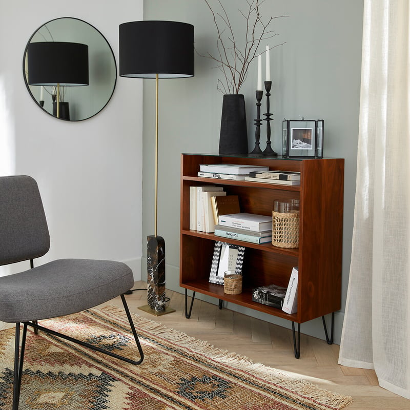 La Redoute Interieurs Vintage Konsole-regal, Walnussfurnier, Watford