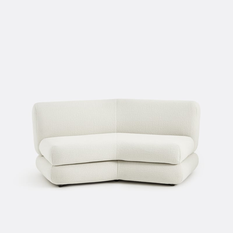 Modulares Sofa 2-sitzer Stoff Relief, Hoover