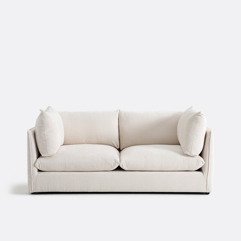 3-sitzer-sofa Malo, Gerade, Aus Dickem, Strukturiertem Velours