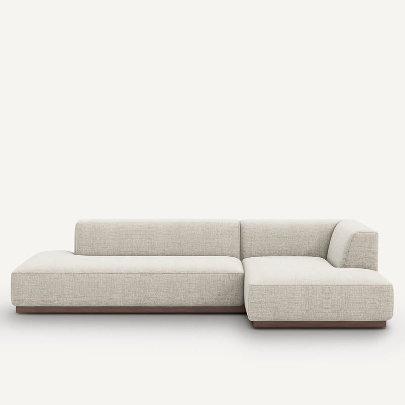 Am.pm Xl-ecksofa Jacopo Mit Ecke Rechts, Jaspé-stoff