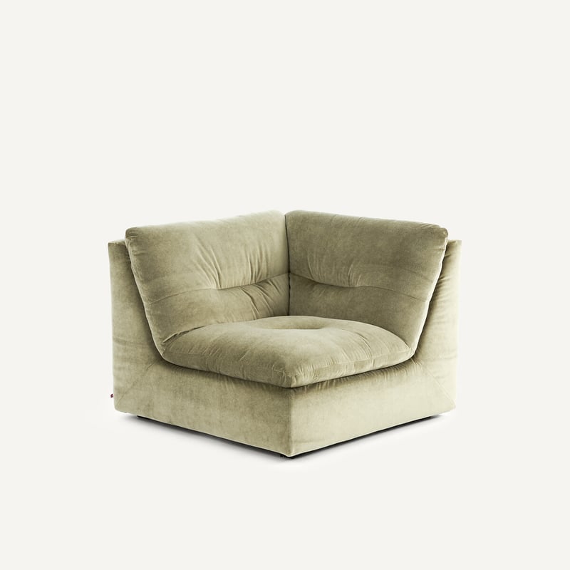 Am.pm Modularer 90°-winkel Aus Leinenvelours, Giuliano