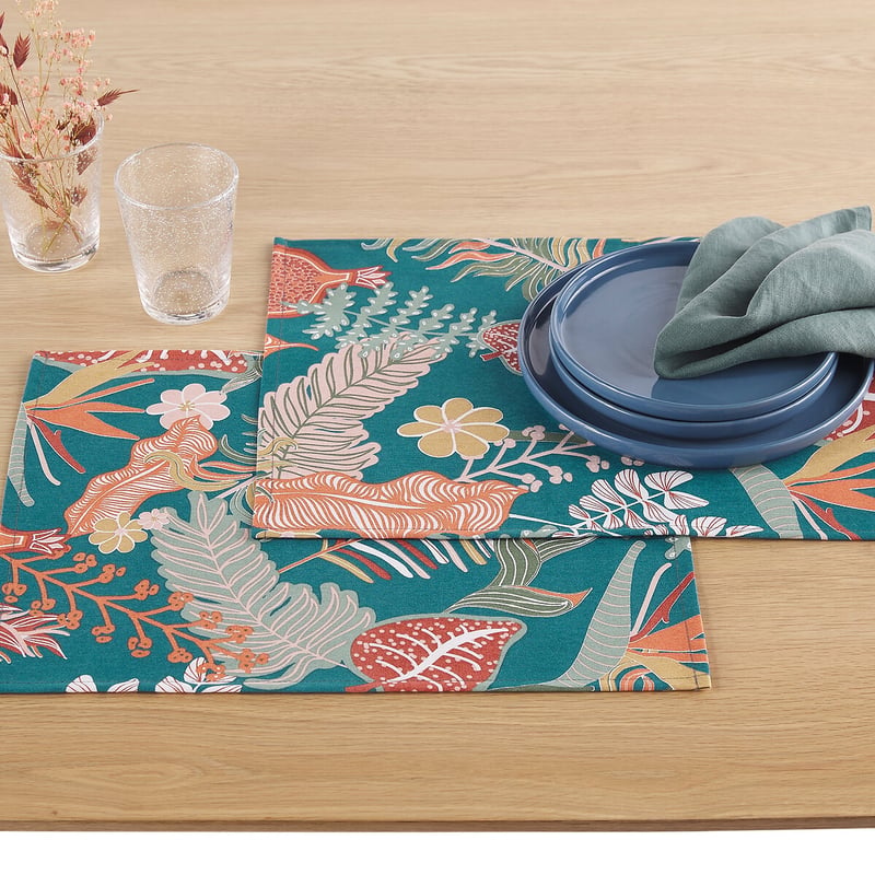 La Redoute Interieurs 2er-set Tischsets Mit Fleckenschutzdruck Tropic