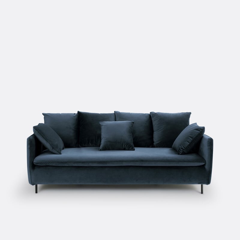 Sofa Ivete, 3- Oder 5-sitzer, Samt