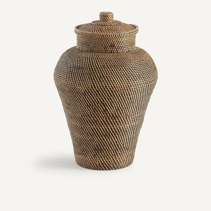 Am.pm Korb Brazil Ø 42 X H. 67, Rattan Und Bambusgeflecht