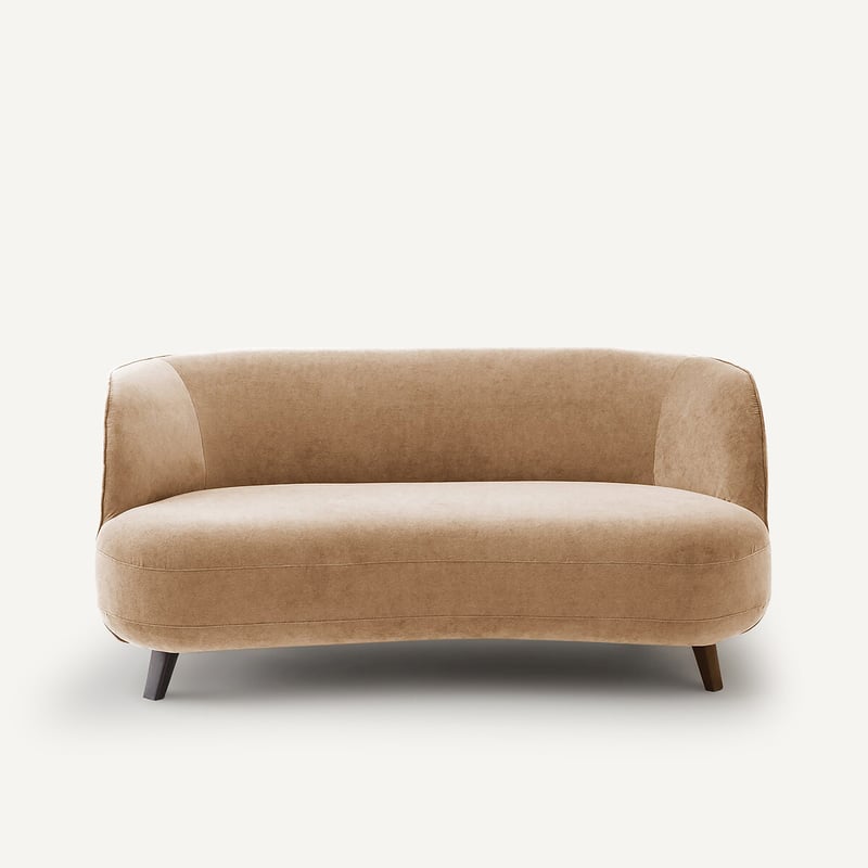 Am.pm X Emmanuel Gallina Xs-sofa, 3-sitzer Stonewashed Velvet, Rosebury, Design Emmanuel Gallina