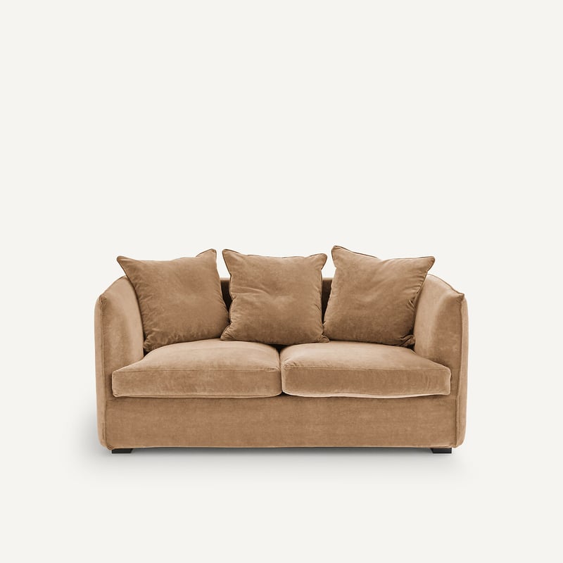 Am.pm 2-sitzer-sofa, Stonewashed-velours, Neo Chiquito