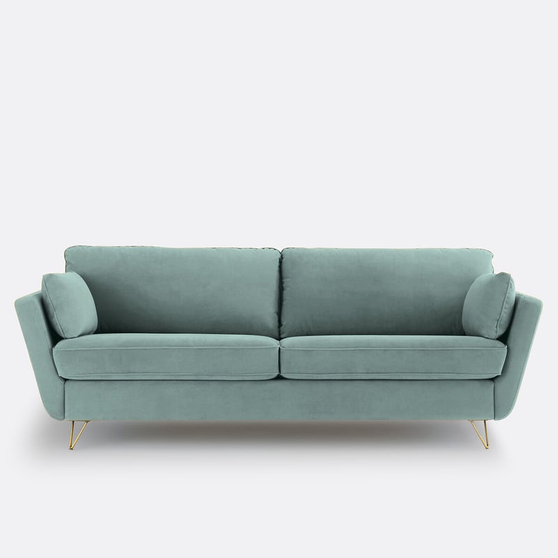 4- Bis 5-sitzer-sofa Aus Samt, Umwandelbar, Topim